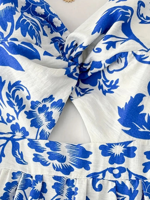 Vestido de Verano Midi para Mujer - Vestido de Verano Elegante con Tirantes Ajustables para Ocasiones Informales y Formales