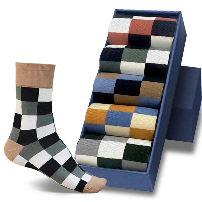 Calcetines Fantasía para Hombre – 5 Pares para Uso Diario