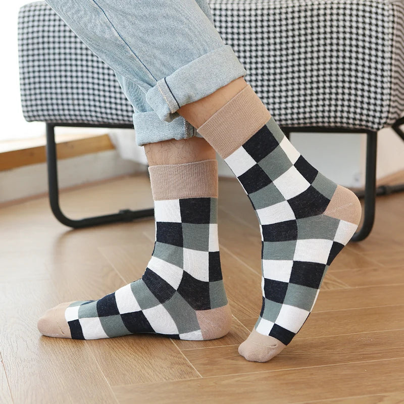 Calcetines Fantasía para Hombre – 5 Pares para Uso Diario