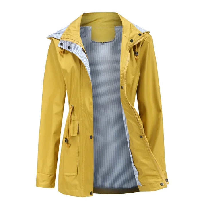 Cappotto Lungo Donna Impermeabile Invernale Elegante con Maniche Lunghe 3