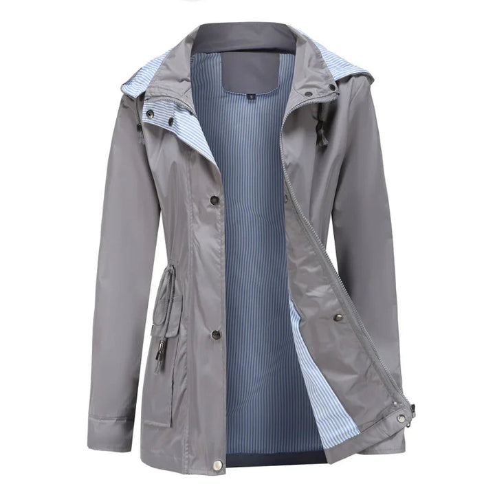 Cappotto Lungo Donna Impermeabile Invernale Elegante con Maniche Lunghe 8