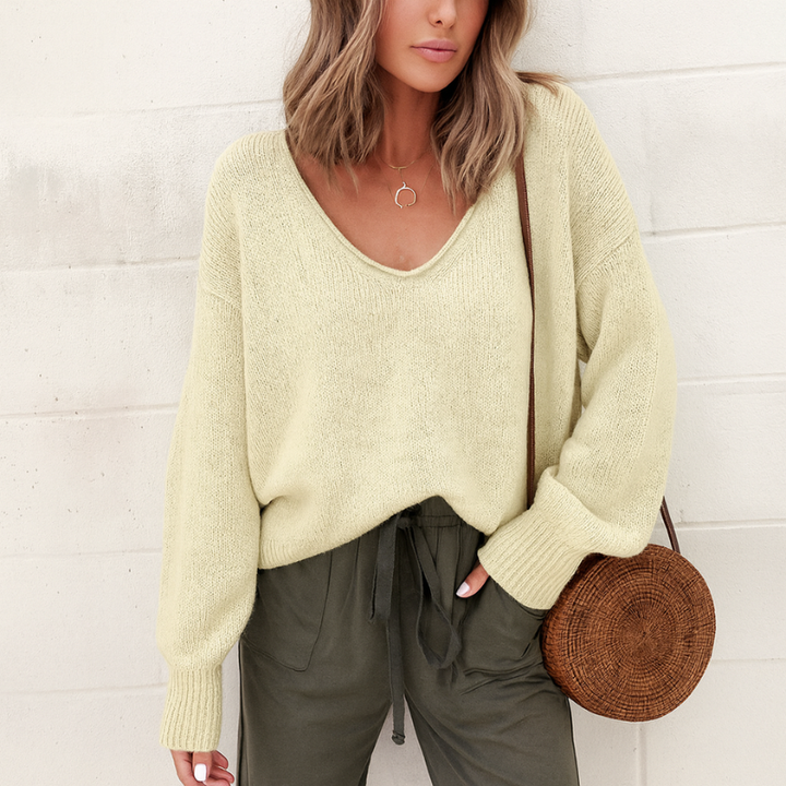 Elegante suéter de lana merino para mujer - diseño clásico y versátil para cada ocasión