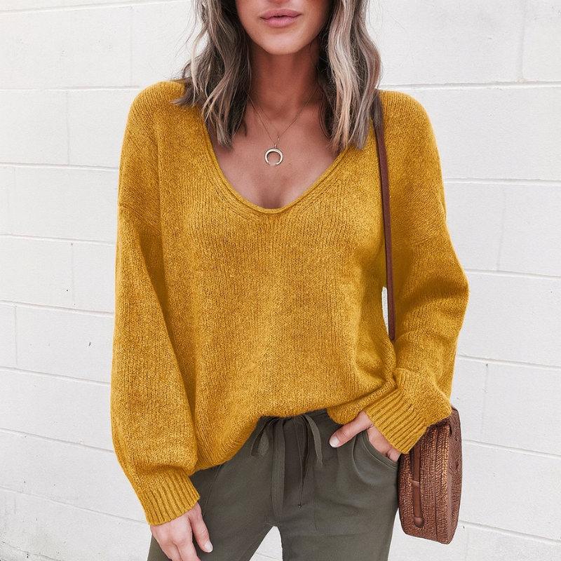 Elegante suéter de lana merino para mujer - diseño clásico y versátil para cada ocasión