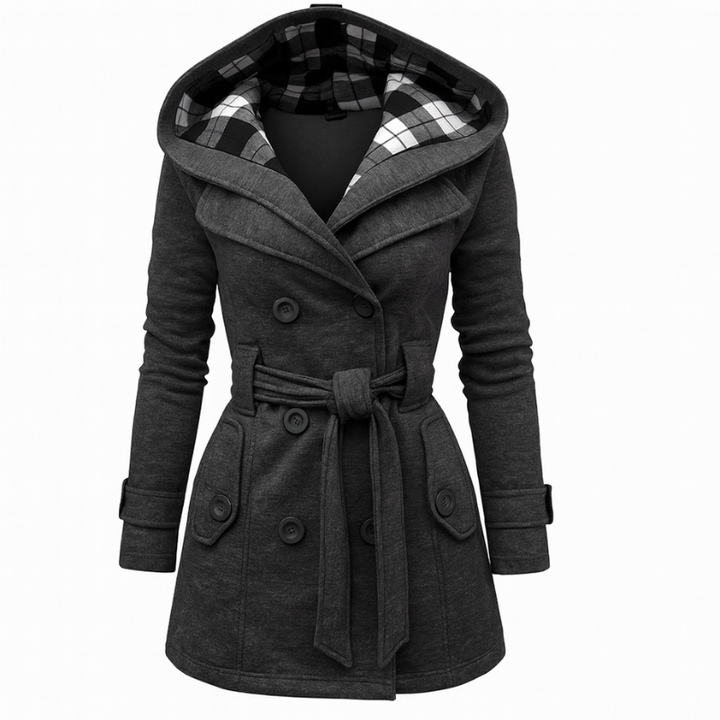 Elegante trench idrorepellente da donna per tutte le stagioni