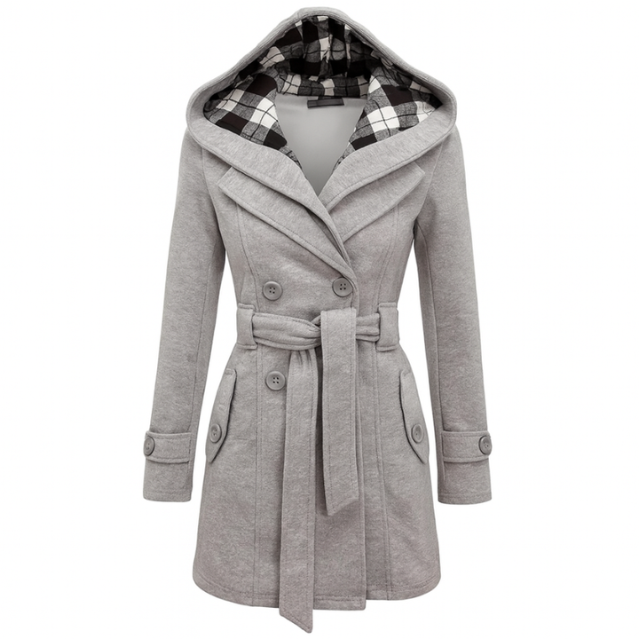 Elegante trench idrorepellente da donna per tutte le stagioni