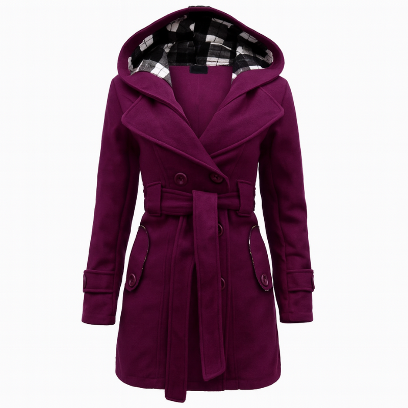 Elegante trench idrorepellente da donna per tutte le stagioni