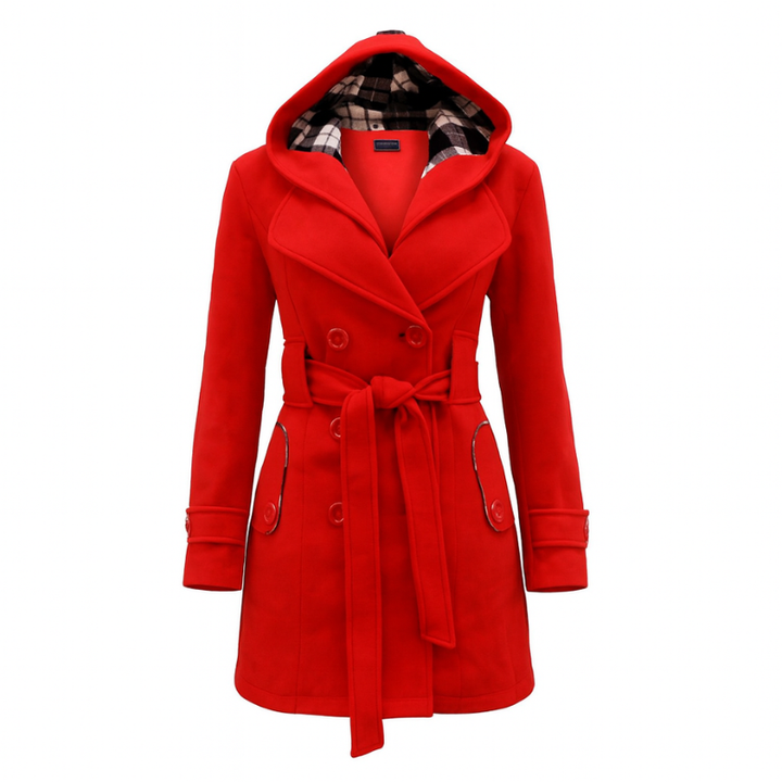 Elegante trench idrorepellente da donna per tutte le stagioni
