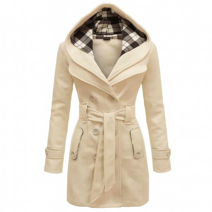 Elegante trench idrorepellente da donna per tutte le stagioni