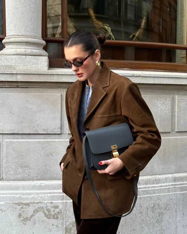 Giacca Uomo Casual Stile Vintage con Tasche Pratiche e Vestibilità Comoda 1