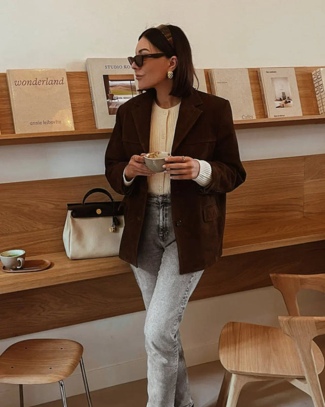 Giacca Uomo Casual Stile Vintage con Tasche Pratiche e Vestibilità Comoda 5