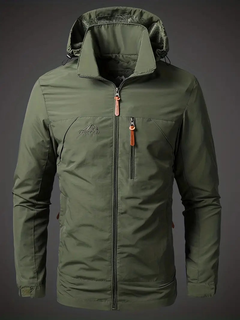 Chaqueta para hombre para actividades al aire libre con diseño funcional y moderno