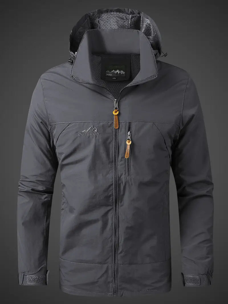 Chaqueta para hombre para actividades al aire libre con diseño funcional y moderno