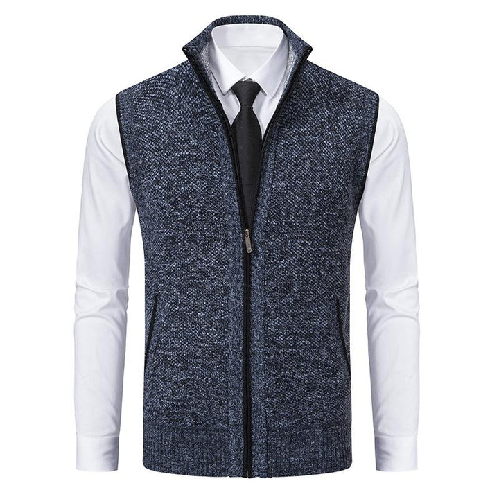 Chaleco elegante de hombre de corte slim para un look versátil y refinado