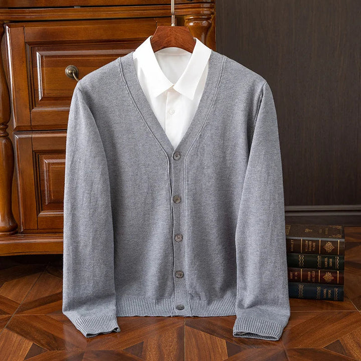 Maglione da Uomo Scollatura a V Rilassato in Vari Colori - Maglioni Uomo Eleganti e Versatili 2