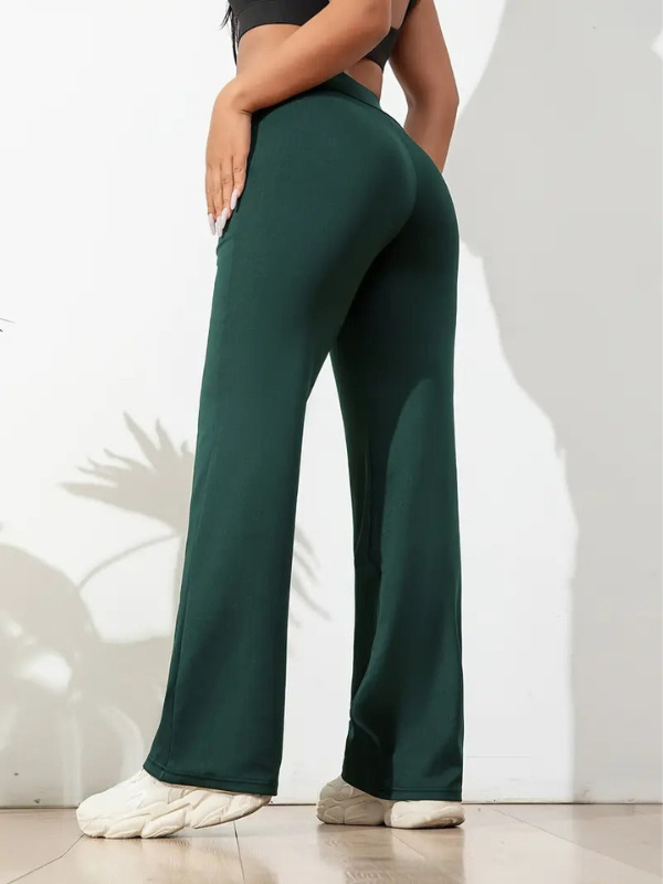 Pantalones de yoga para mujer de cintura alta deportivos - Pantalones de yoga para entrenamiento y actividad física