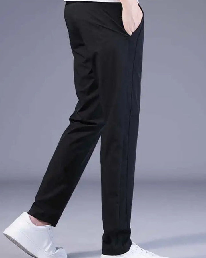 Pantalon décontracté polyvalent pour homme au design moderne
