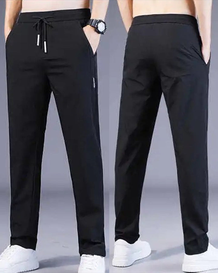 Pantalon décontracté polyvalent pour homme au design moderne