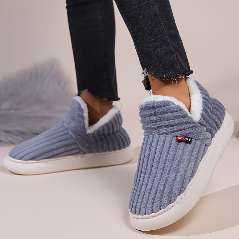 Pantofole da Donna Invernali Pelose Calde e Accoglienti con Suola Antiscivolo 11