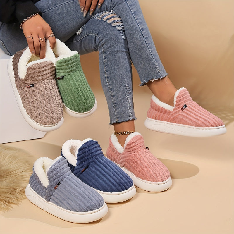 Pantofole da Donna Invernali Pelose Calde e Accoglienti con Suola Antiscivolo 4