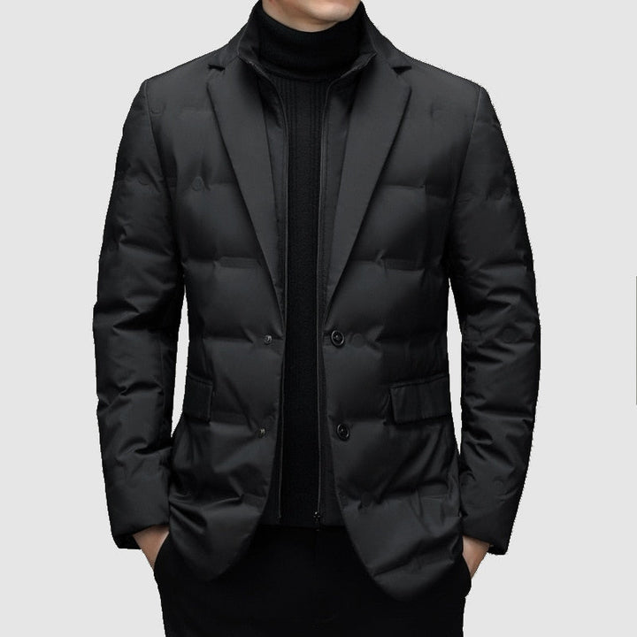 Parka de hombre elegante con diseño clásico y ajuste sastre