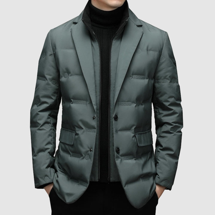 Parka de hombre elegante con diseño clásico y ajuste sastre