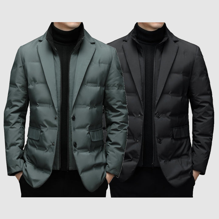 Parka de hombre elegante con diseño clásico y ajuste sastre