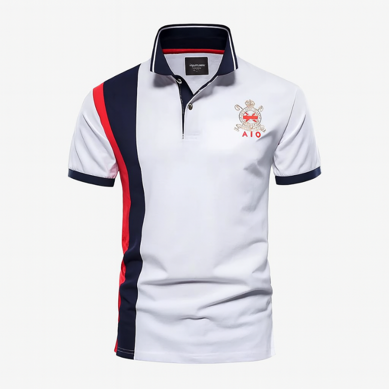 Polo de manga larga para hombre en tejido suave - Polo elegante para hombre para estilo casual y smart-casual