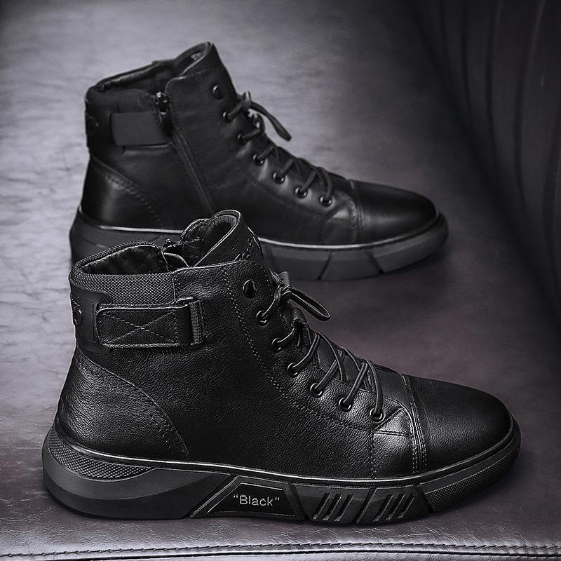 Scarpe Uomo in Pelle Traspiranti Slip-On con Suola Antiscivolo per Comfort Quotidiano 7
