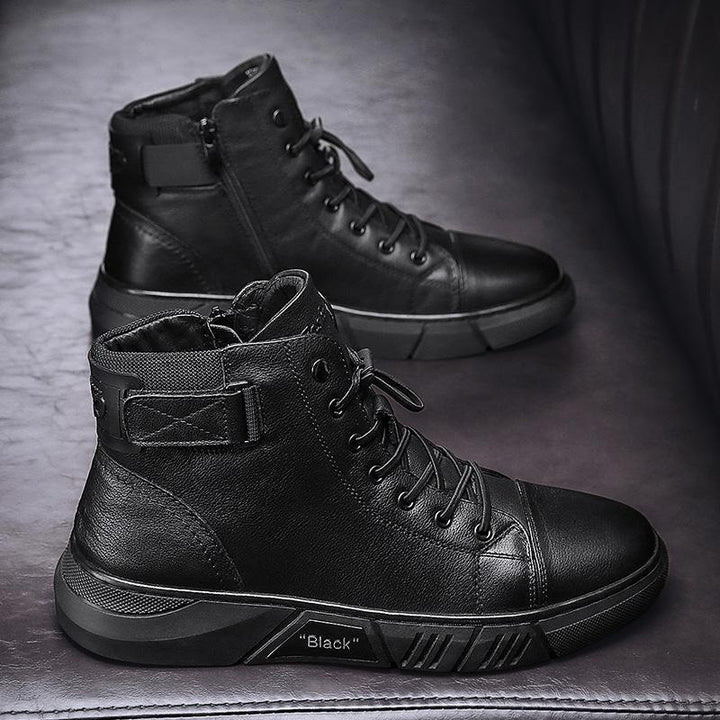 Scarpe Uomo in Pelle Traspiranti Slip-On con Suola Antiscivolo per Comfort Quotidiano 7