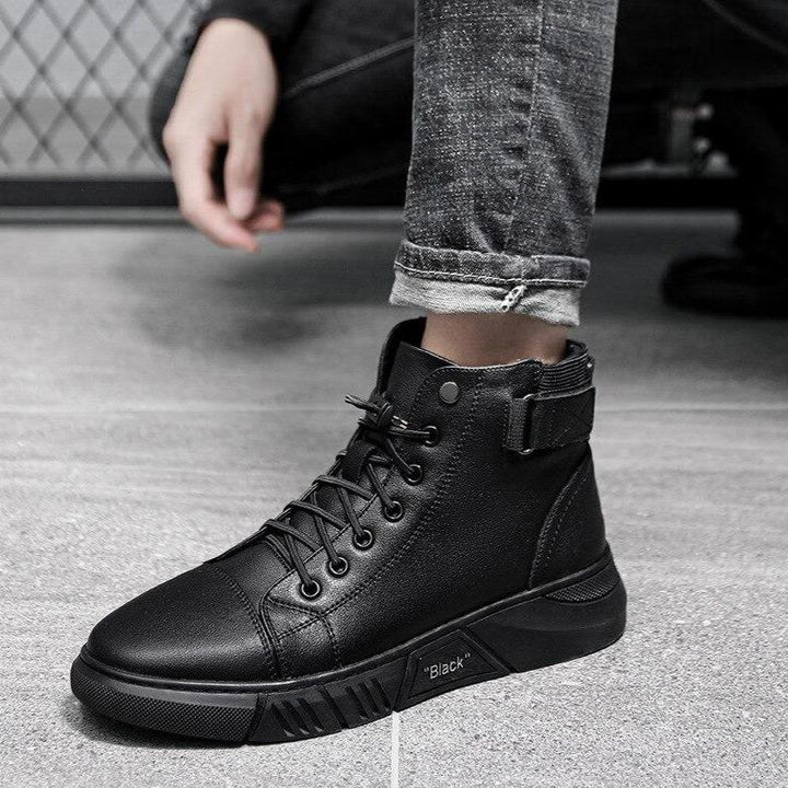 Scarpe Uomo in Pelle Traspiranti Slip-On con Suola Antiscivolo per Comfort Quotidiano 8