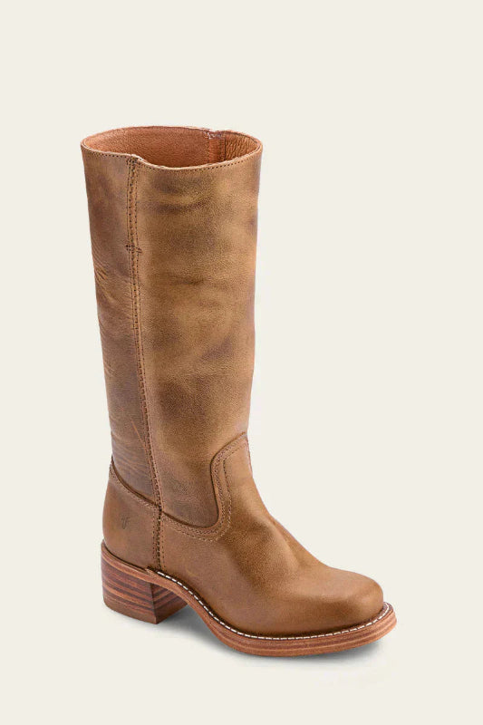 Stivali Alti Donna al Ginocchio in Vera Pelle Nera con Tacco Largo – Design Classico e Comfort Elevato 2