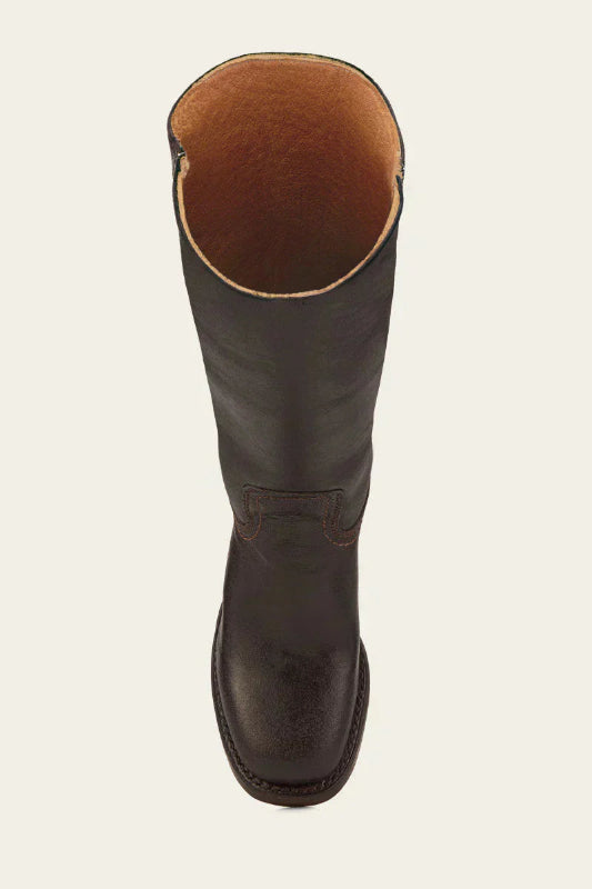 Stivali Alti Donna al Ginocchio in Vera Pelle Nera con Tacco Largo – Design Classico e Comfort Elevato 4