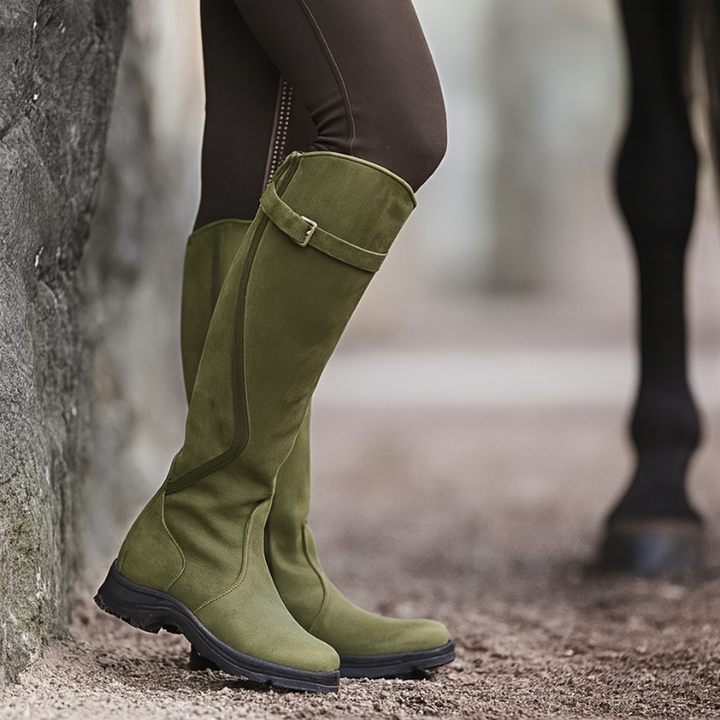 Botas de invierno para mujer resistentes al agua con suela de goma y amortiguación relajada