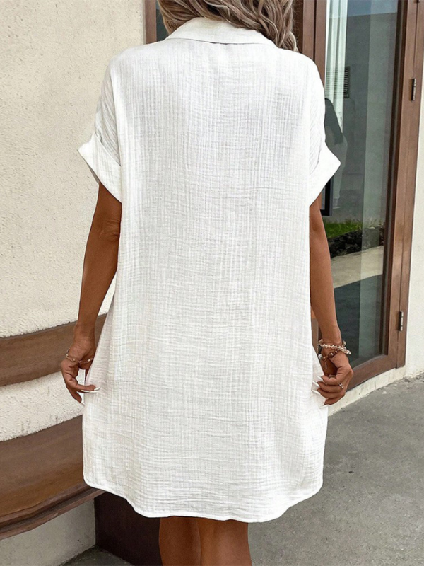 Abito Camicia Donna Elegante Versatile per Occasioni e Ufficio