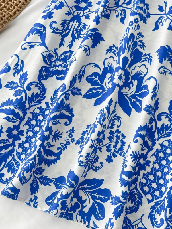 Sommerkleid Midi Damen - Elegantes Sommerkleid mit verstellbaren Trägern für legere und formelle Anlässe