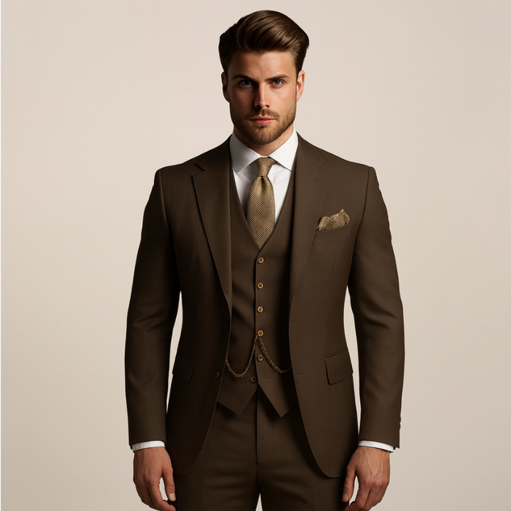 Abito Formale da Uomo Slim Fit a Tre Pezzi