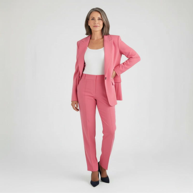 Abito da Donna Elegante con Blazer e Pantaloni - Abiti Cerimonia Donna, Vestiti Eleganti Donna, Look Sofisticato per Occasioni Formali 2