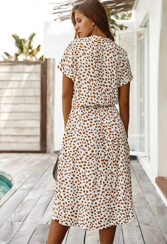 Elegantes Midi Sommerkleid für legere und formelle Anlässe