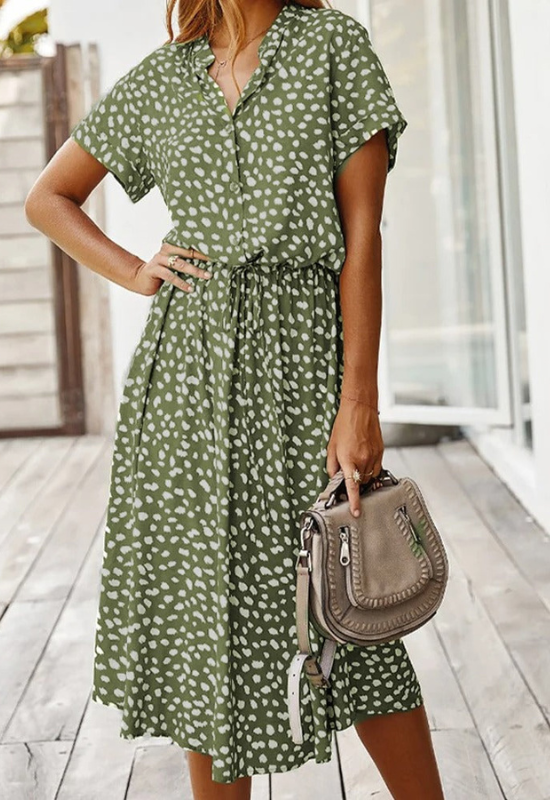 Elegantes Midi Sommerkleid für legere und formelle Anlässe