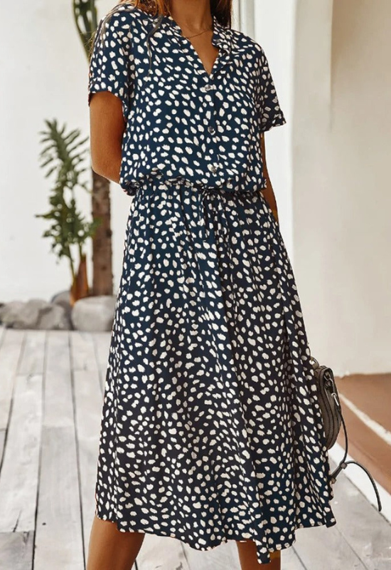 Elegantes Midi Sommerkleid für legere und formelle Anlässe