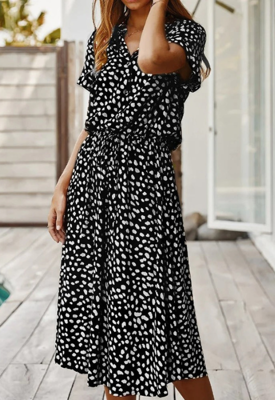 Elegantes Midi Sommerkleid für legere und formelle Anlässe