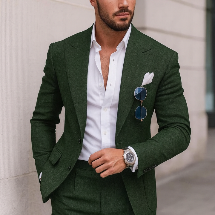 Abito da Sposa 2 Pezzi per Uomo, Elegante e Versatile per Cerimonie e Matrimoni