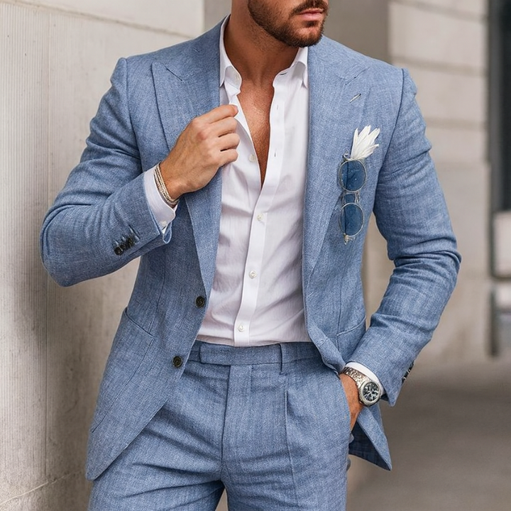 Abito da Sposa 2 Pezzi per Uomo, Elegante e Versatile per Cerimonie e Matrimoni