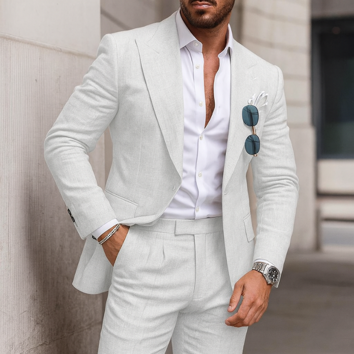Abito da Sposa 2 Pezzi per Uomo, Elegante e Versatile per Cerimonie e Matrimoni