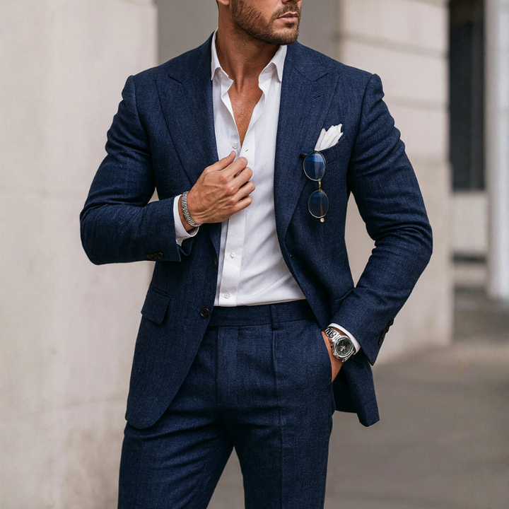 Abito da Sposa 2 Pezzi per Uomo, Elegante e Versatile per Cerimonie e Matrimoni