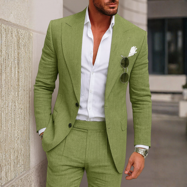 Abito da Sposa 2 Pezzi per Uomo, Elegante e Versatile per Cerimonie e Matrimoni