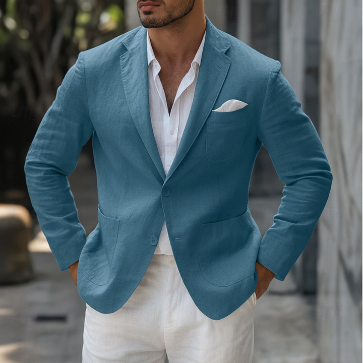 Blazer Casual da Uomo in Lino - Stile Elegante