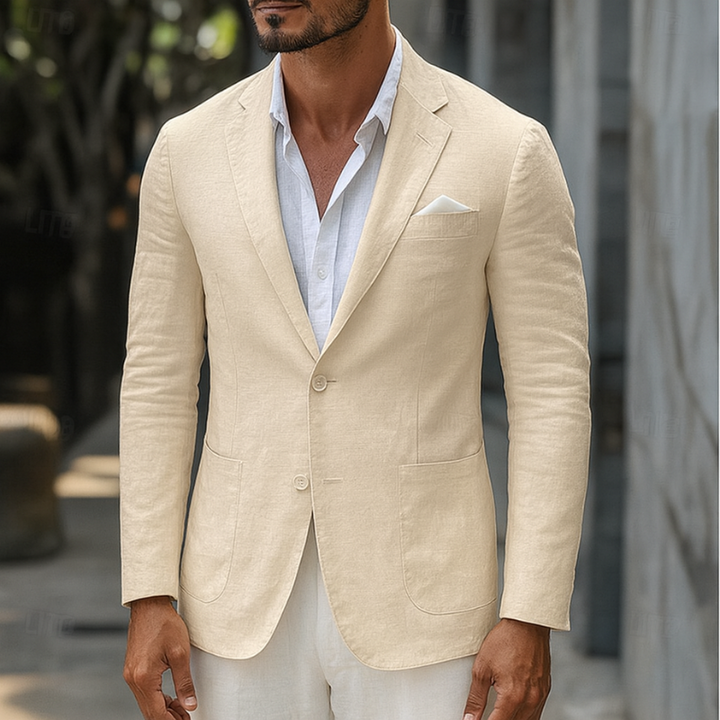 Blazer Casual da Uomo in Lino - Stile Elegante
