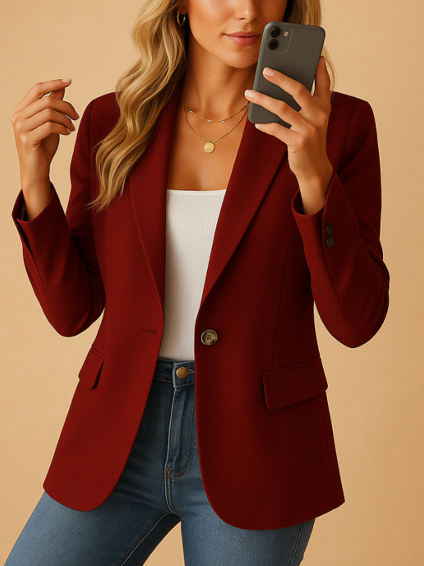 Elegante Damen Blazer Aderente