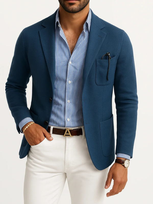 Herren Freizeitjacke mit Reverskragen